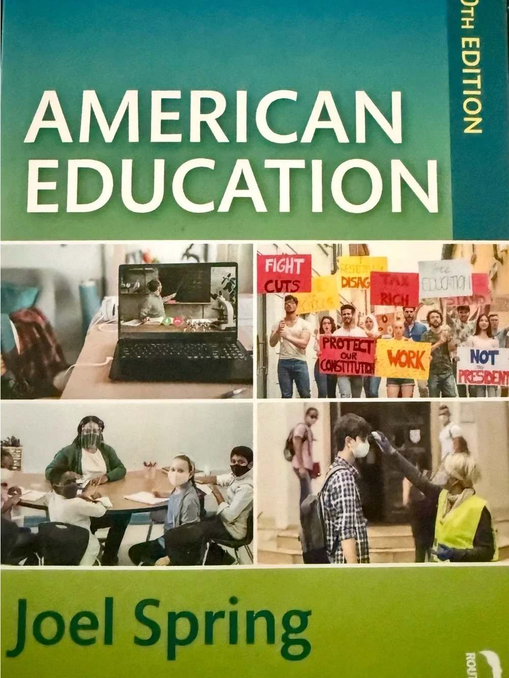M.Ed: Joel Spring American Education Textbook - Green Cover